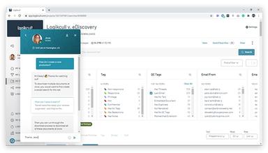 Logikcull 24/7 Support from Real Experts