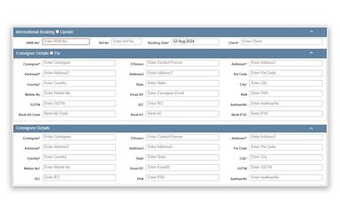 Logistics Management Software Booking Manager