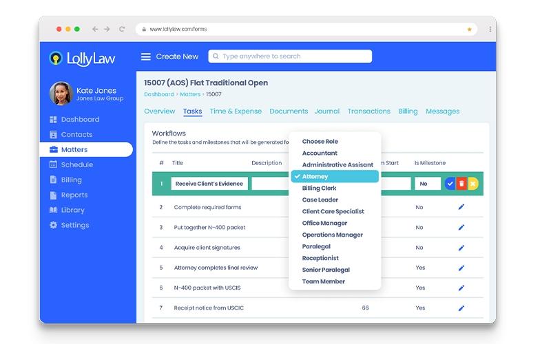 LollyLaw Workflows