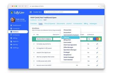 LollyLaw Workflows