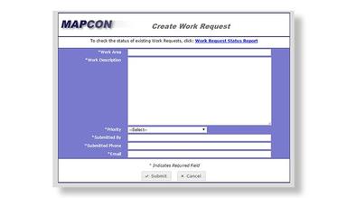MAPCON HTML work request