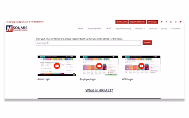 MSQUARE Registration Page