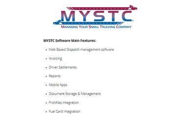 MYSTC Main Features