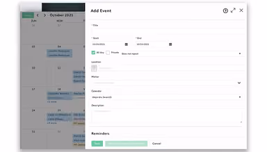 Maatdesk Adding an Event
