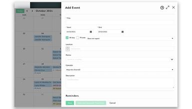 Maatdesk Adding an Event