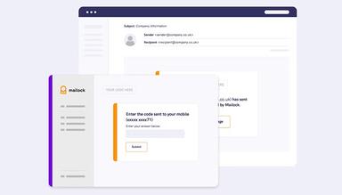 Mailock Secure email SMS authentication