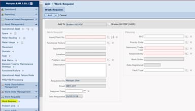 Mainpac EAM Work Request
