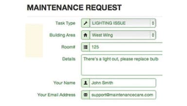 Maintenance Care Work Order Forms