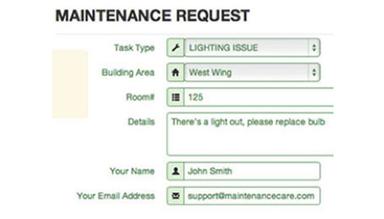 Maintenance Care Work Order Forms