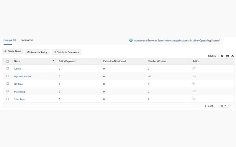 ManageEngine Browser Security Plus