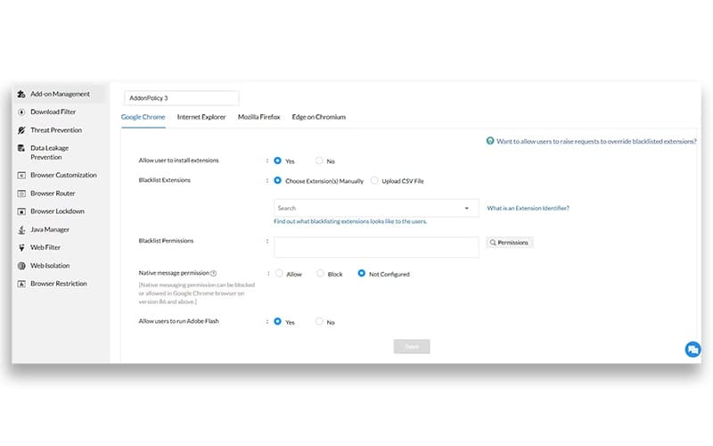 ManageEngine Browser Security Plus