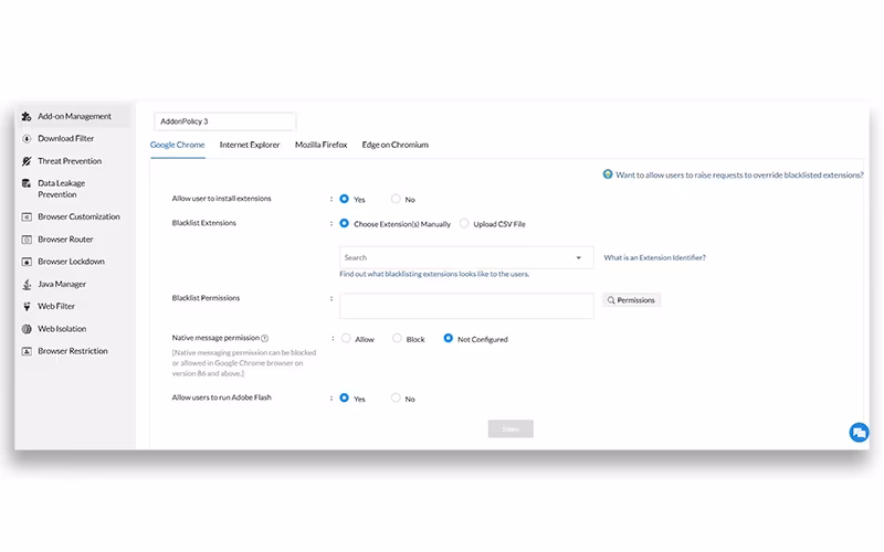 ManageEngine Browser Security Plus