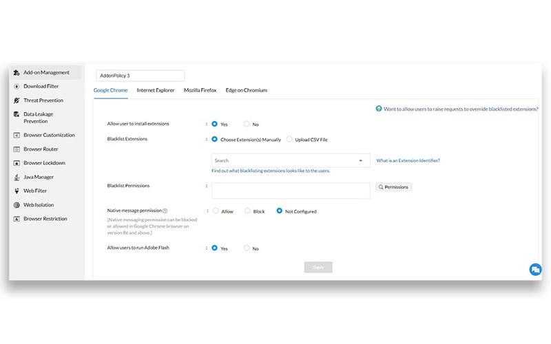 ManageEngine Browser Security Plus