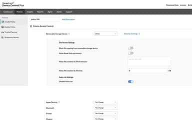 ManageEngine-Device-Control-Plus Dashboard