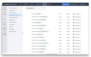 ManageEngine Endpoint Central MSP Data Leakage Prevention