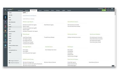 Log360 Compliance Management