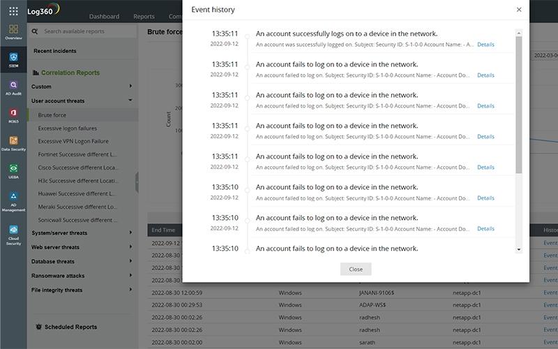 Log360 Correlation Management