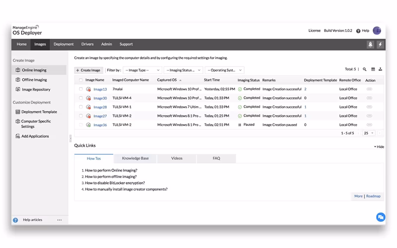 ManageEngine OS Deployer