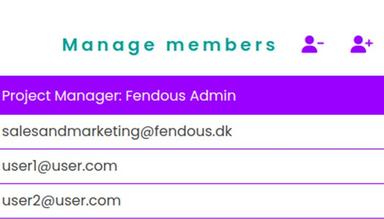 Manage Members View