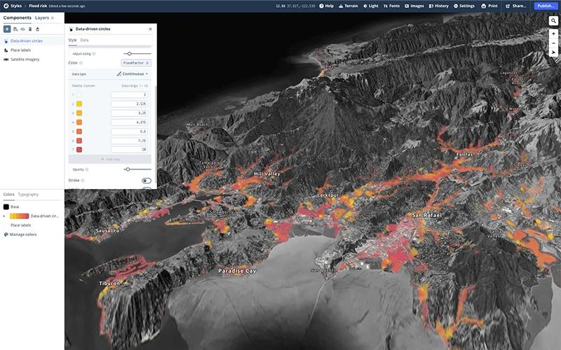 Mapbox Visualize Big Data