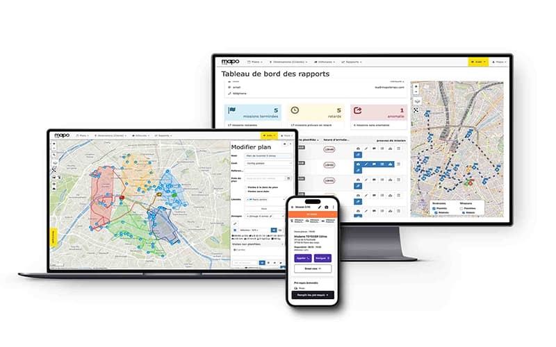 Mapo Mobile And Dextop View
