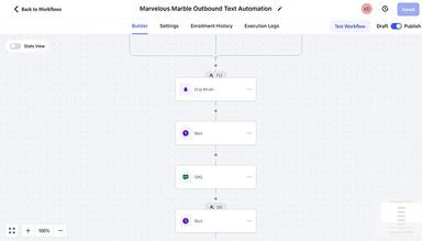 Marvelous Marble Outbound Text Automation