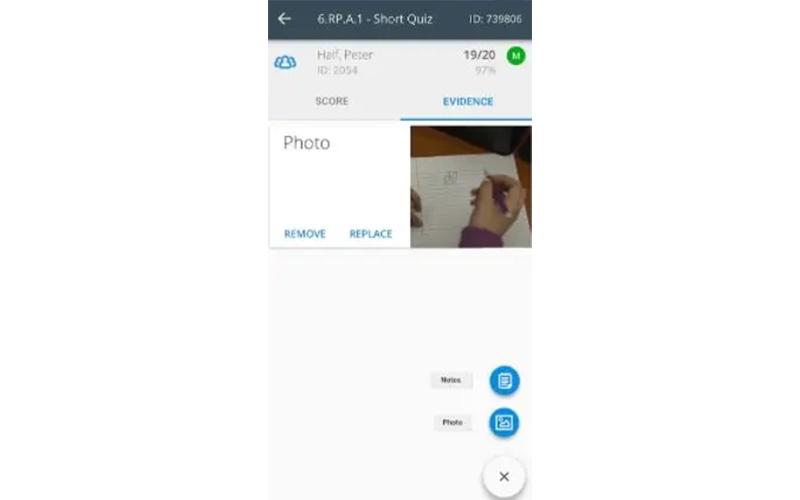 MasteryConnect Add Notes and Images