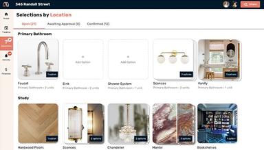 Materio item selections