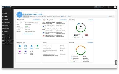 Matter365 Dashboard