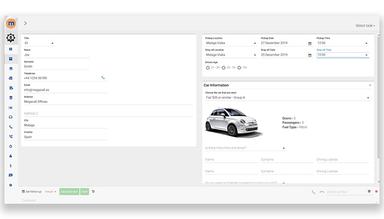MegaDialer contact details screenshot