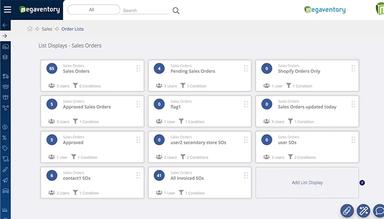 Megaventory Sales Lists