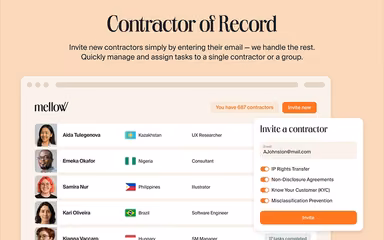 Mellow Invite Contractor
