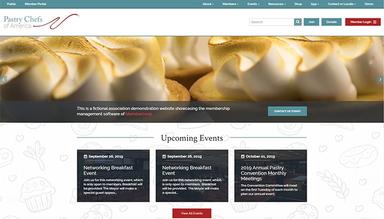 MemberLeap Fictional Association Demonstration Website