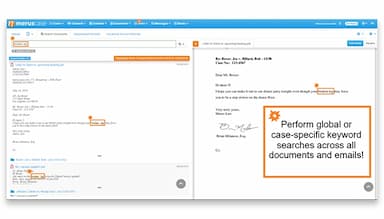 MerusCase Document Search Tool