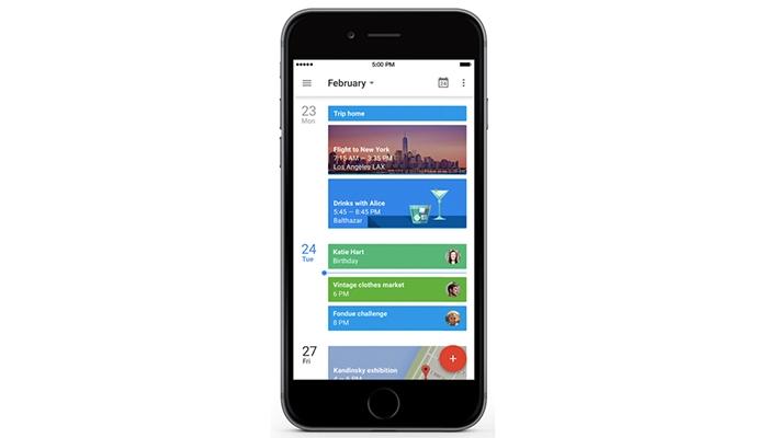 Miadria Google Calendar App for iPhone