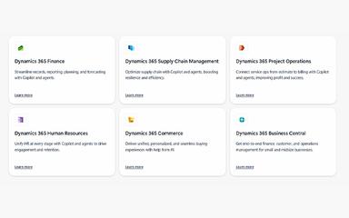 Microsoft Dynamics 365 ERP Features