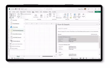 Data Import in Excel