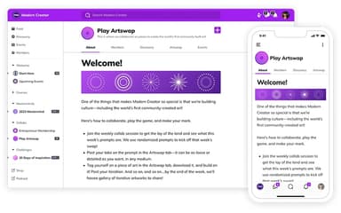 Mighty Networks Custom Pages