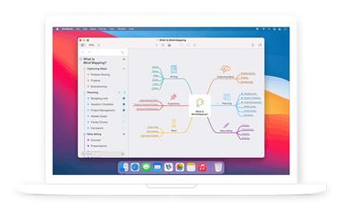 MindNode outline view