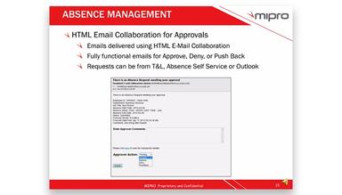Mipro Consulting Absence Management