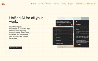 Mistral AI Unified Ai For Work