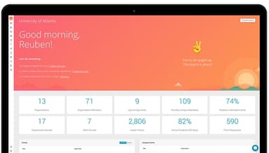 Modern Campus Involve Presence dashboard