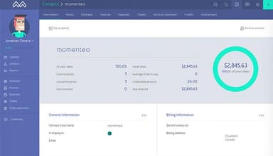 Client dashboard