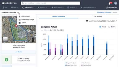Momentum IoT Job Financial Reporting