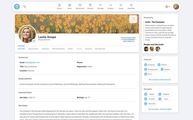 Motivosity Build Profile
