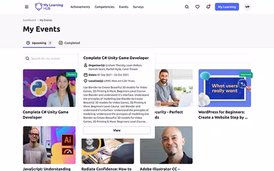 My Learning Hub Events