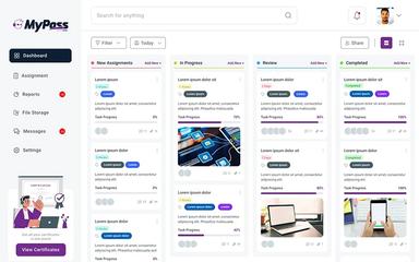 MyPass-LMS-Assignments-Dashboard