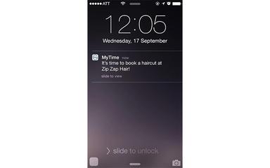 MyTime Software Push Notification