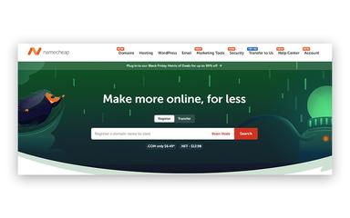 Namecheap Email Home Page