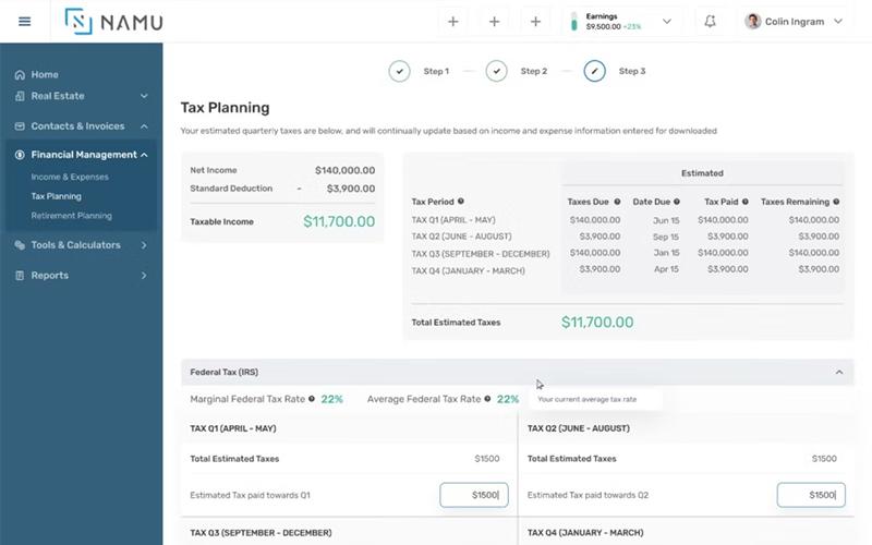 Namu Tax Planning